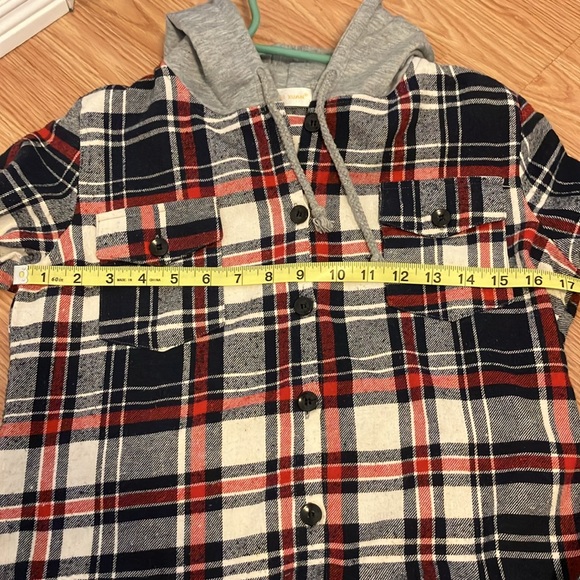 Plaid button down sweater - Picture 8 of 9